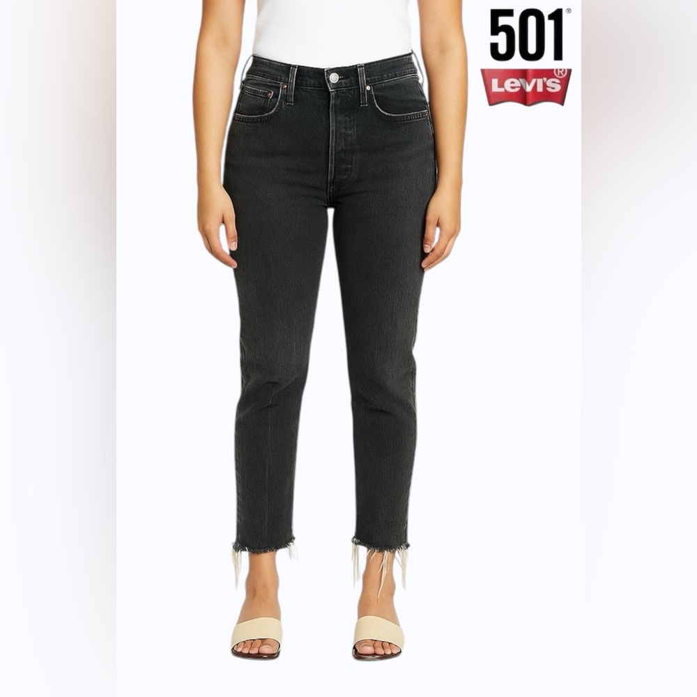🛍️SALE🛍️ Levi's® 501® S Women's Skinny Frayed Hem Jeans